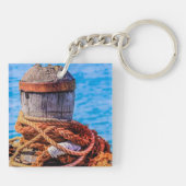 古い係留ボラード キーホルダー (裏面)