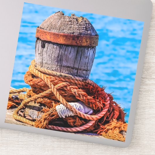 古い係留ボラード シール (詳細)