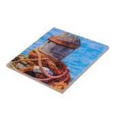 古い係留ボラード タイル (側面)