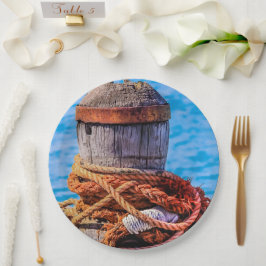 古い係留ボラード ペーパープレート