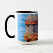 古い係留ボラード マグカップ (左)