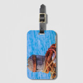 古い係留ボラード ラゲッジタグ (正面縦)