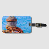 古い係留ボラード ラゲッジタグ (正面横)