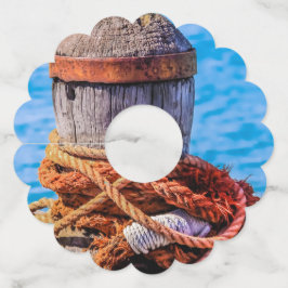 古い係留ボラード ワイングラスタグ