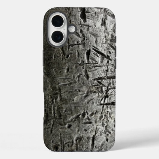 古い傷を付けた金属 Case-Mate iPhoneケース (裏面)