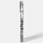 古い傷を付けた金属 Case-Mate iPhoneケース (裏面 / 左)