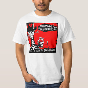 古い傷私は悪魔の笑を聞きます Tシャツ