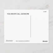 古い公衆電話 ポストカード (裏面)