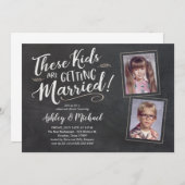 古い写おもしろい真リハーサルディナー招待状 招待状 (正面/裏面)