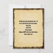 古い写真のポスターが欲しい 招待状 (裏面)