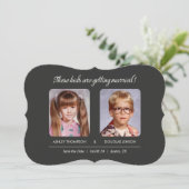 古い写真の保存型抜きされる日付ブラケット セーブザデート (スタンド正面)