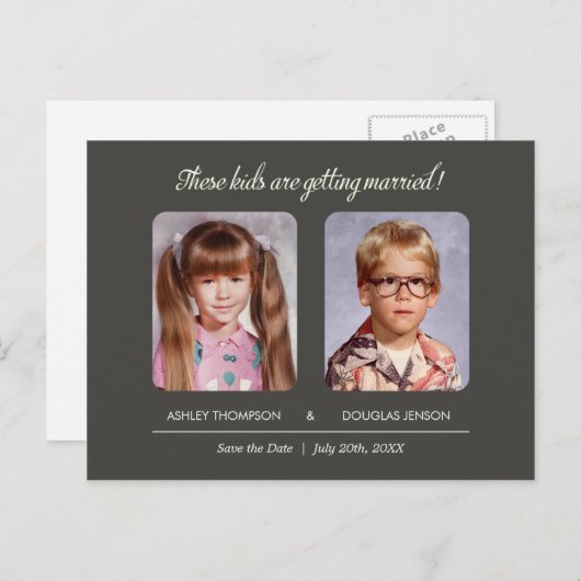 古い写真はがきを保存 案内ポストカード (正面/裏面)