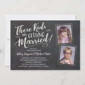 古い写真ウェディングシャワー招待状 招待状 (正面)