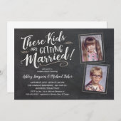 古い写真ウェディングシャワー招待状 招待状 (正面/裏面)