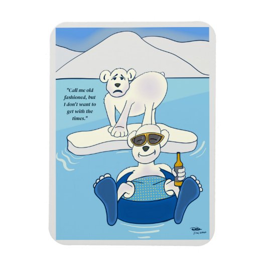 古い写真ファッションドマグネット マグネット (縦)