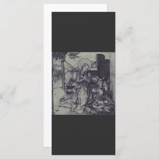 古い出生のシーンはイエスキリストを行く (正面/裏面)