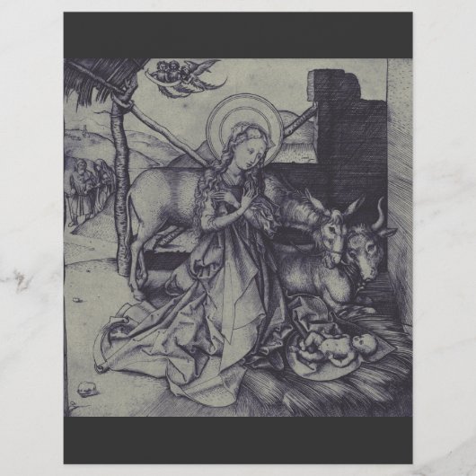 古い出生のシーンはイエスキリストを行く チラシ (正面)