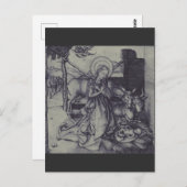 古い出生のシーンはイエスキリストを行く ポストカード (正面/裏面)