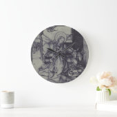 古い出生のシーンはイエスキリストを行く ラージ壁時計 (ホーム)