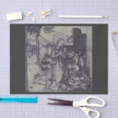 古い出生のシーンはイエスキリストを行く 薄葉紙 (クラフト)