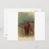 古い出生 ポストカード (正面/裏面)