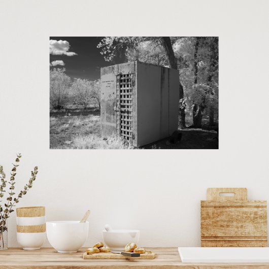 古い刑務所細胞 ポスター (キッチン)