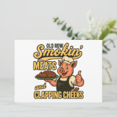 古い列の喫煙肉と拍手の頬 招待状 (スタンド正面)