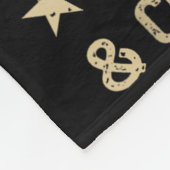 古い列は肉を吸い、頬を叩くおもしろいBb フリースブランケット (角)