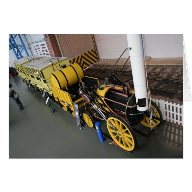 古い列車 (正面横)