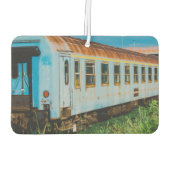 古い列車 カーエアーフレッシュナー (裏面)