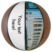 古い列車 バスケットボール (縦)