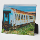 古い列車 フォトプラーク (側面)