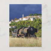 古い列車 ポストカード (正面)