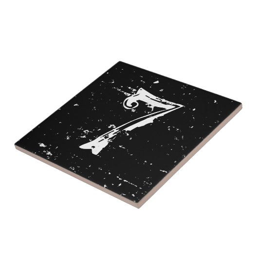 古い動揺して通りの住所番号タイル タイル (側面)