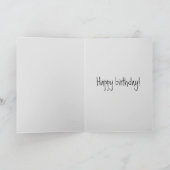 古い動物の誕生日カードを取得する カード (内部)