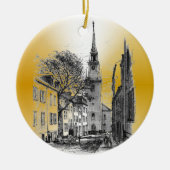 古い北教会オーナメント セラミックオーナメント (正面)