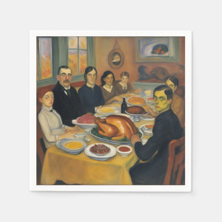 古い北欧 スタンダードカクテルナプキン