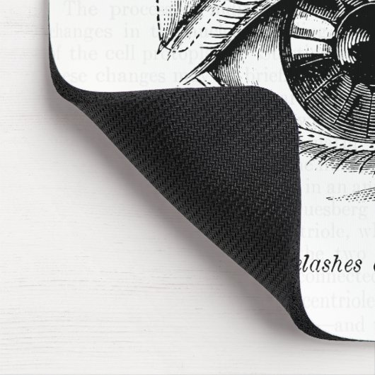 古い医療スケッチザヒューマンアイ マウスパッド (コーナー)