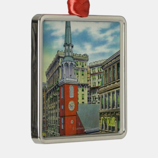 古い南教会の外観 メタルオーナメント (右)