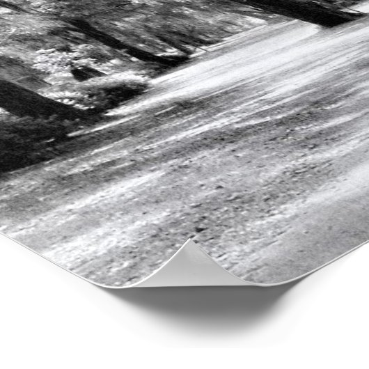 古い南部の歩道 ポスター (角)