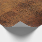 古い古いヴィンテージ構造 ラッピングペーパー (角)