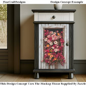 古い古い木材の窓と花CL5デコページ 薄葉紙