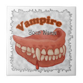 古い吸血鬼の歯 タイル (正面)