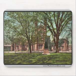 古い図書館、エール大学まれなPhotochrom マウスパッド