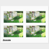 古い国のルートセラーのシール 長方形シール (シート)