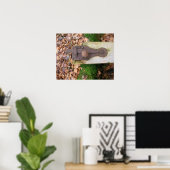 古い地下室のドアラッチ ポスター (ホームオフィス)