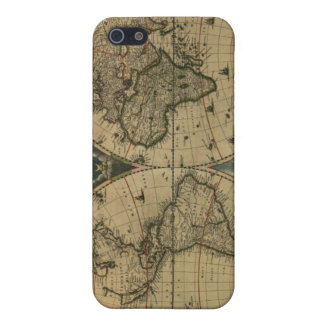 古い地図の地球 iPhone SE/5/5sケース