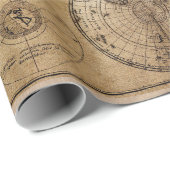 古い地図紙 ラッピングペーパー (ロールコーナー)