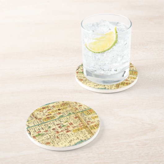 古い地図関西 コースター (側面)