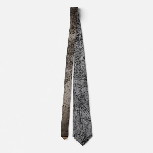 古い地図 ネクタイ (裏面)
